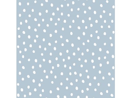 DEKORNIK Simple Irregular Dots Light Blue - Tapeta