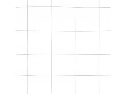 DEKORNIK Simple Irregular Check Pattern White - Tapeta