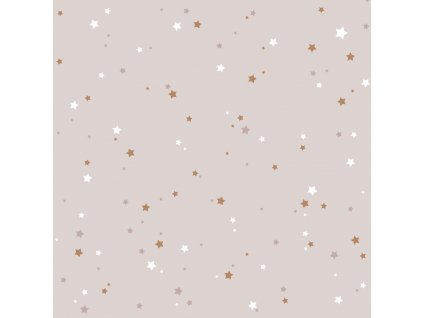 DEKORNIK Simple Stars Minimini Cinnamon Blue - Tapeta