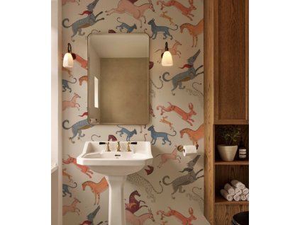 WALLCOLORS Oriental Animals wallpaper - tapeta (POVRCH Wallstick)