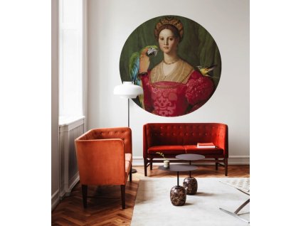WALLCOLORS Dots Mother of Birds - tapeta (POVRCH Wallstick)