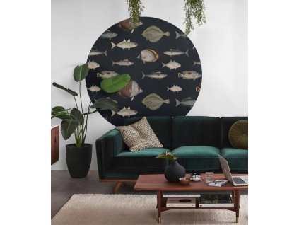 WALLCOLORS Dots Under the Sea - tapeta (POVRCH Wallstick)