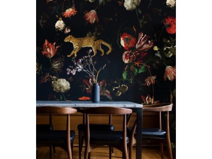 WALLCOLORS Dutch Flowers wallpaper - tapeta (POVRCH Wallstick)
