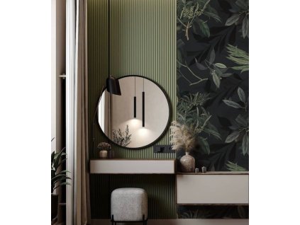 WALLCOLORS Olive Branch Green wallpaper - tapeta (POVRCH Wallstick)