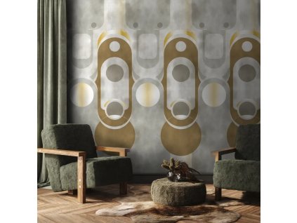 53955 vladila le veque tower gold tapeta
