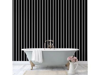 54222 vladila white and black stripes tapeta