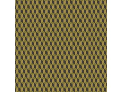 54240 2 vladila black and yellow cube tapeta