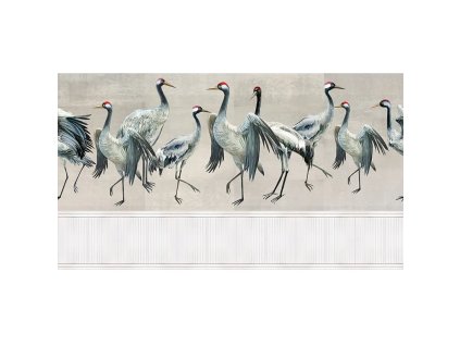 54768 1 vladila dance of cranes tapeta