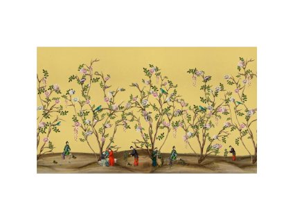 55716 1 vladila scenes from life yellow tapeta