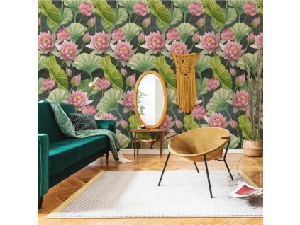 55725 vladila the pond green tapeta