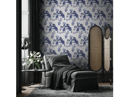 55743 4 vladila chinese toile blue tapeta