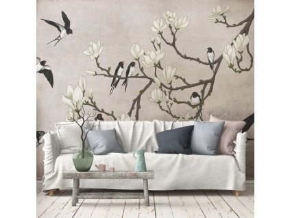 55821 vladila the land of the swallows black tapeta