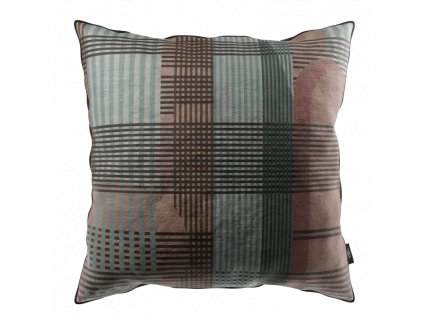 VLADILA Taffy Pink Tartan - dekoračný vankúš