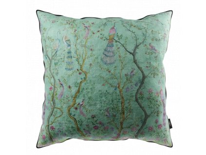 VLADILA Peacock Chinoiserie turquoise - dekoračný vankúš
