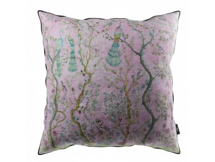 VLADILA Peacock Chinoiserie rose - dekoračný vankúš