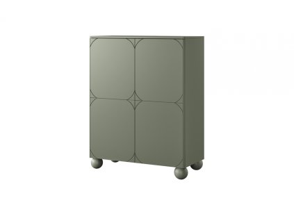 BOGART Komoda Sonatia II 120 cm s 2 ukrytými zásuvkami