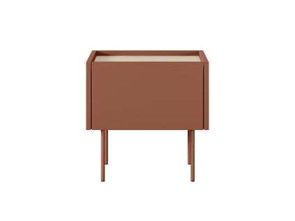 BOGART Nočný Stolík so zásuvkou Desin 45 1SZ (Farba čierna/dub)