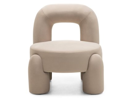 NOVANOOK Lucca lounge kreslo (Farba krémová)