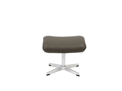 Aerofoil Plus Club Royal Brown Vision Satin Chrome footstool 01 LR