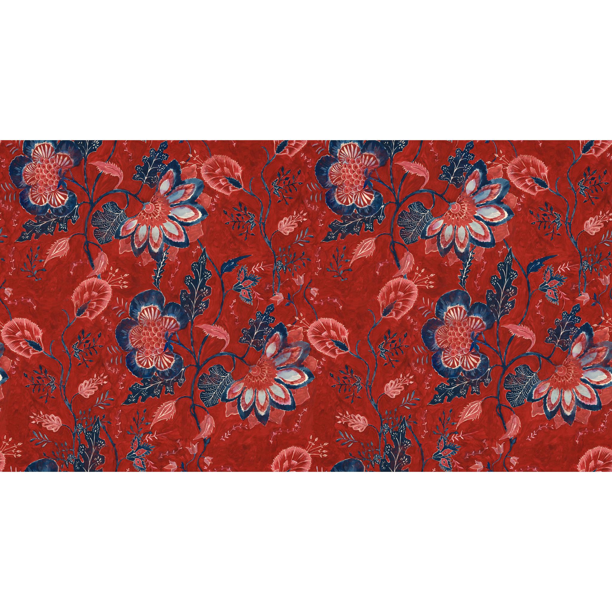 MINDTHEGAP Saxon Tapestry, červená/modrá/hnedá/farebná skupina modrá/farebná skupina červená/farebná skupina hnedá + béžová