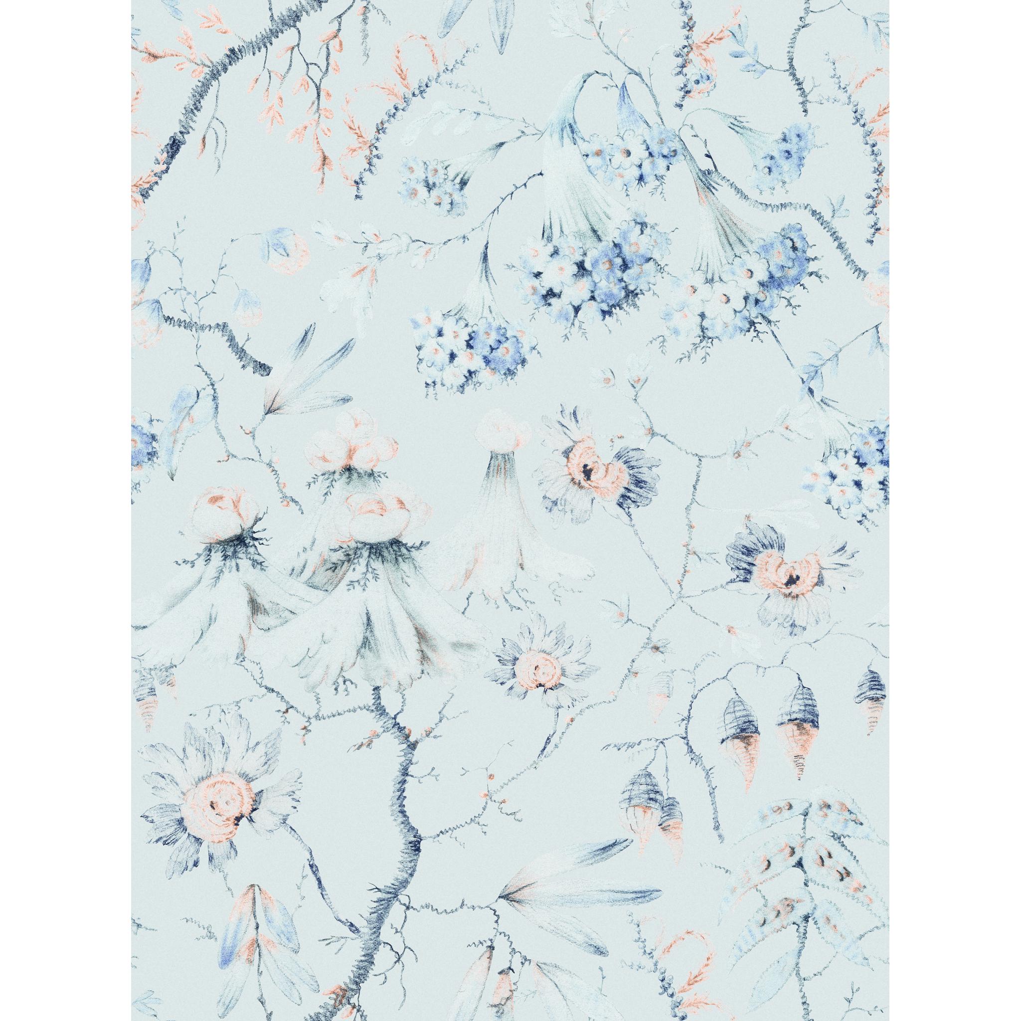 MINDTHEGAP Grandma'S Tapestry Skylight, svetlomodrá/šedá/farebná skupina modrá