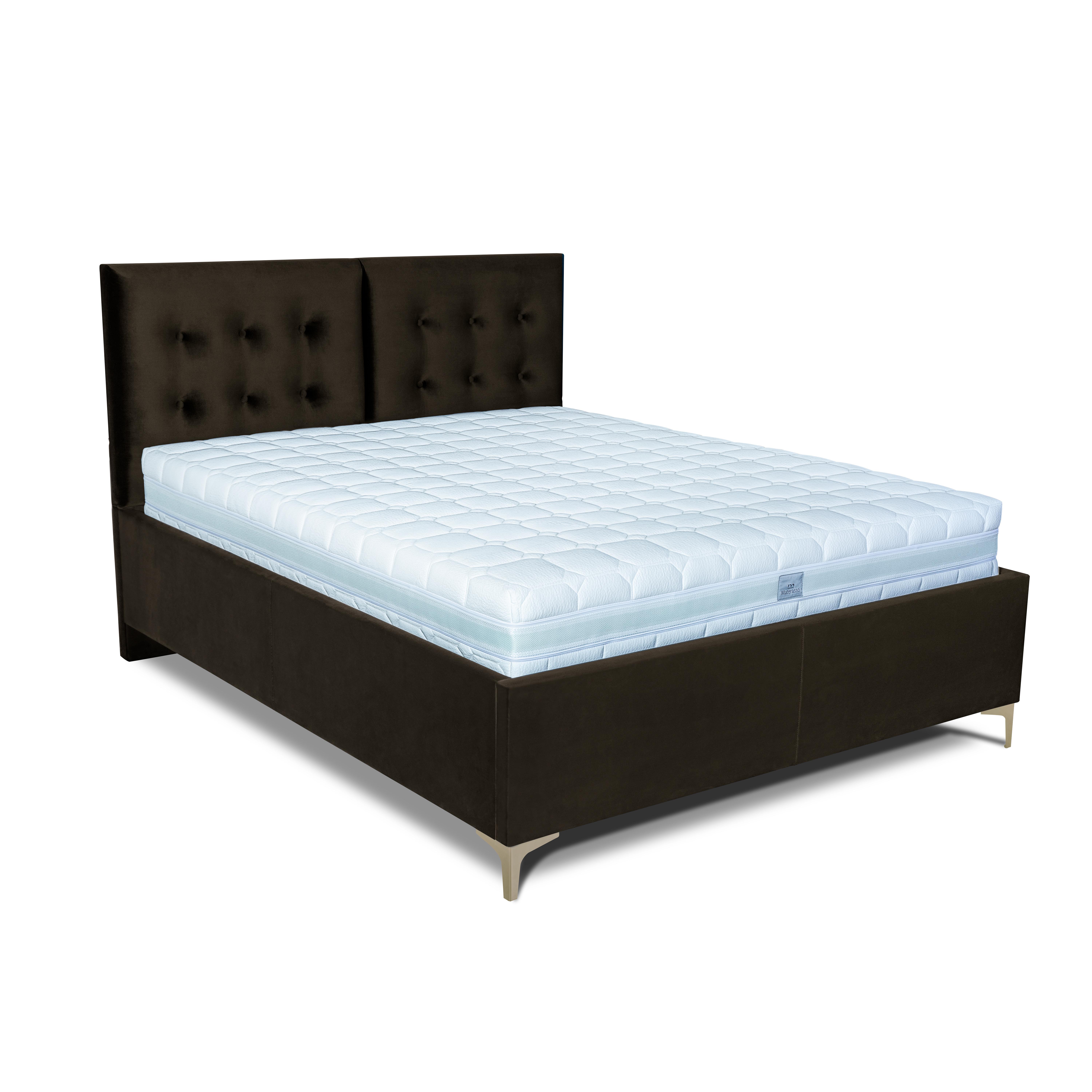 MOOD posteľ Riviera s nožným výklopom 2205/zlatá