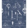 21904 mindthegap patents blue tapeta