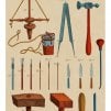 MINDTHEGAP Old tools - tapeta