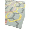 ASIATIC LONDON Matrix MAX67 Hexagon Silver - koberec (ROZMER CM 200 x 300)