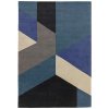 ASIATIC LONDON Reef RF13 Big Geo Blue Wool - koberec (ROZMER CM 200 x 290)