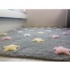 LORENA CANALS Stars Grey Pink - koberec