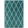 ASIATIC LONDON Albany Diamond Teal - koberec (ROZMER CM 200 x 300)