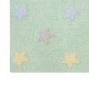 LORENA CANALS Tricolor Stars Soft Mint - koberec