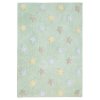 LORENA CANALS Tricolor Stars Soft Mint - koberec