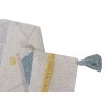 LORENA CANALS Azteca Natural Vintage Blue - koberec