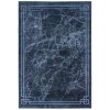 ASIATIC LONDON Zehraya ZE02 Ink Blue Border - koberec (ROZMER CM 200 x 290)