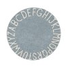 LORENA CANALS Round Abc Vintage Blue-Natural - koberec