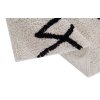 LORENA CANALS Atlas Natural - Black - koberec