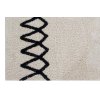 LORENA CANALS Atlas Natural - Black - koberec