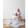 LORENA CANALS Pletený vankúš Twinkle Star Soft Blue - vankúš