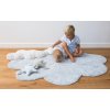 LORENA CANALS Pletený vankúš Twinkle Star Soft Blue - vankúš