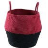 LORENA CANALS Pletený kôš Zoco Black Aubergine - kôš