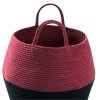 LORENA CANALS Pletený kôš Zoco Black Aubergine - kôš
