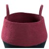 LORENA CANALS Pletený kôš Zoco Black Aubergine - kôš