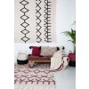 LORENA CANALS Pletený kôš Zoco Black Aubergine - kôš
