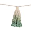 LORENA CANALS Girlanda Pom Pom Tie Dye Green - girlanda