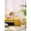 LORENA CANALS Girlanda Pom Pom Tie Dye Yellow - girlanda