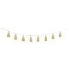 LORENA CANALS Girlanda Pom Pom Tie Dye Yellow - girlanda