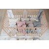 LORENA CANALS Pletená detská prikrývka Biscuit Light Grey - detská lôžkovina