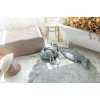 LORENA CANALS Pletená detská prikrývka Biscuit Light Grey - detská lôžkovina